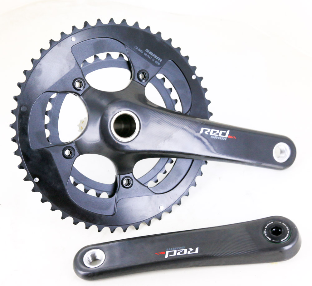 NEW SRAM Force22 Yaw GXP Carbon Road Bike Crankset 172.5mm 50//34T 11 Spd w//o BB