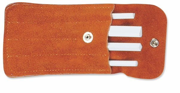 Spyderco Ceramic Sharpening File Set With Suede Leather Case 400F