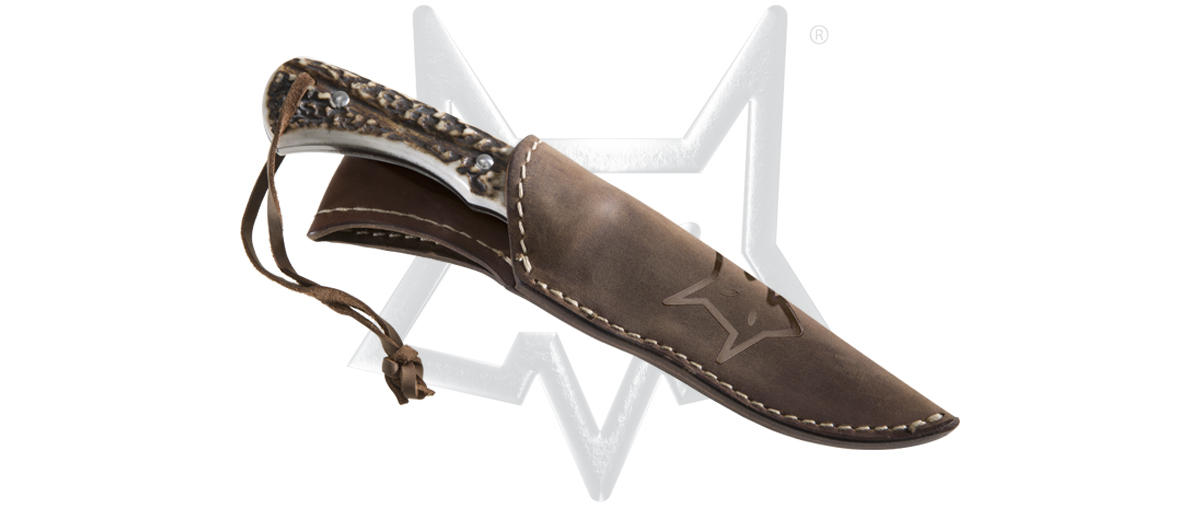 Fox Knives European Hunter 596CE Deer Stag 440C Fixed Blade Knife