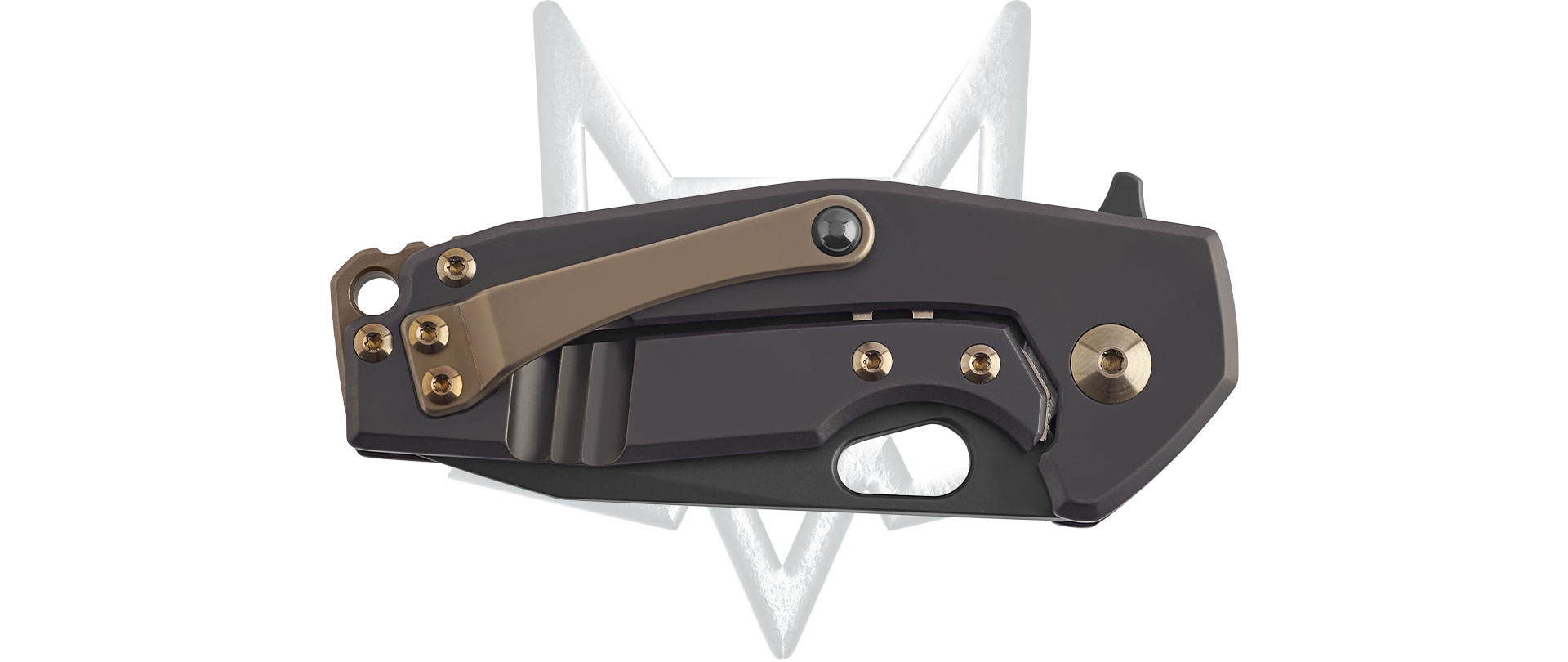 Fox Knife Suru Frame Lock FX-526TIBB PVD Titanium Black M390 Steel 