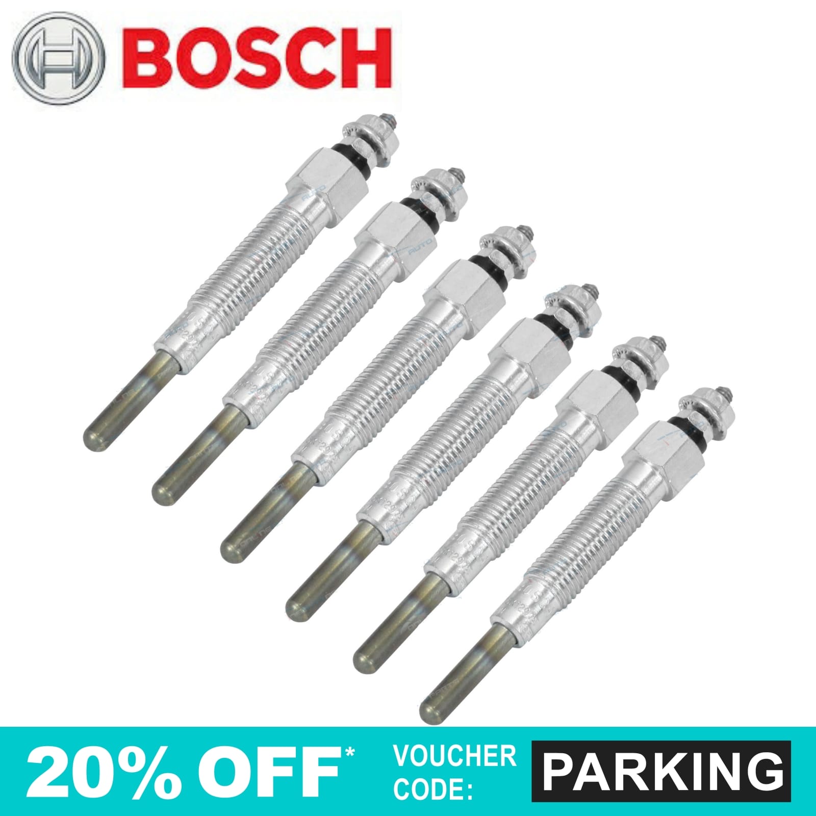 6 Bosch Glow Plugs fit Nissan GQ Patrol Diesel TD42 Y60 4.2L Maverick + Safari eBay