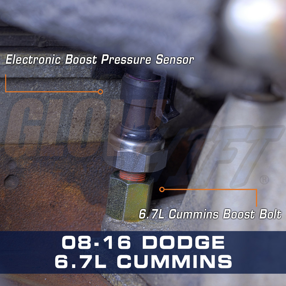 Dodge Ram Cummins 6.7L Turbo Boost Bolt Adapter for Boost Gauge GS