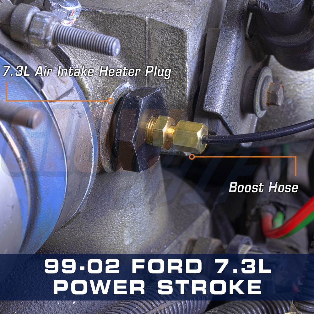 GLOWSHIFT 7.3L SUPER DUTY POWER STROKE AIR INTAKE HEATER PLUG FOR BOOST