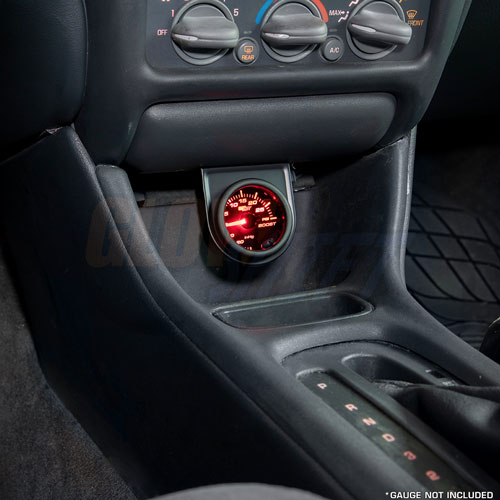 GlowShift Universal 52mm Single Gauge Under Dash Mounting Bracket Pod