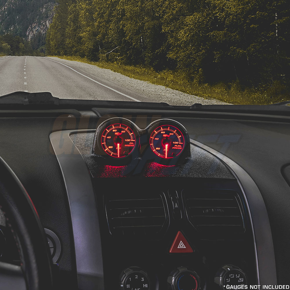 GlowShift 52mm Black Dual Gauge Dashboard Pod for 20042006 Pontiac GTO