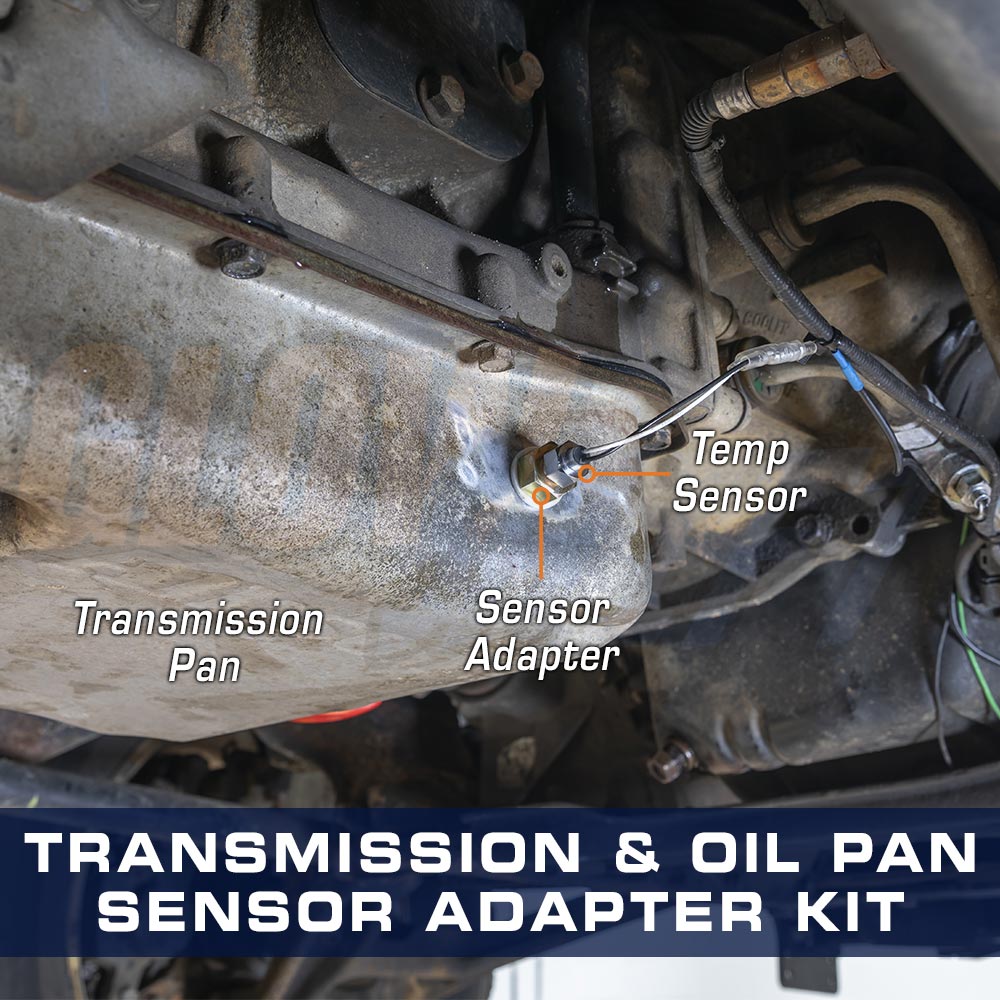 GlowShift Transmission Pan & Oil Pan Temperature Sensor Adapter Kit