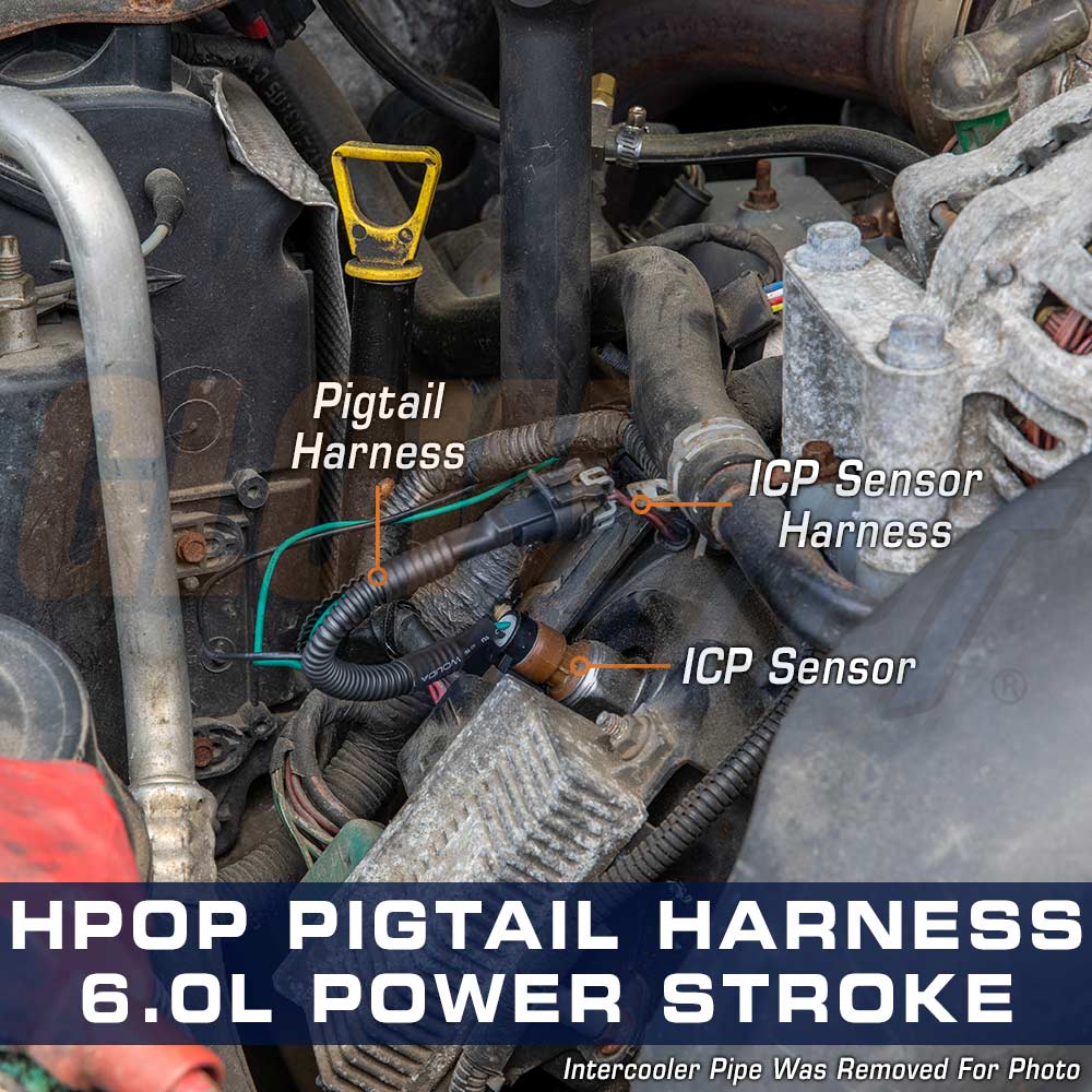 GlowShift High Pressure Oil Pressure HPOP Gauge Pigtail Wiring Harness