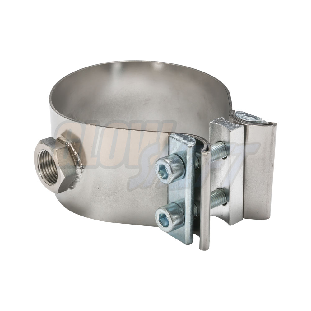 GlowShift 31/4"31/2" Wideband O2 Sensor Bung Clamp Adapter No Weld Design eBay