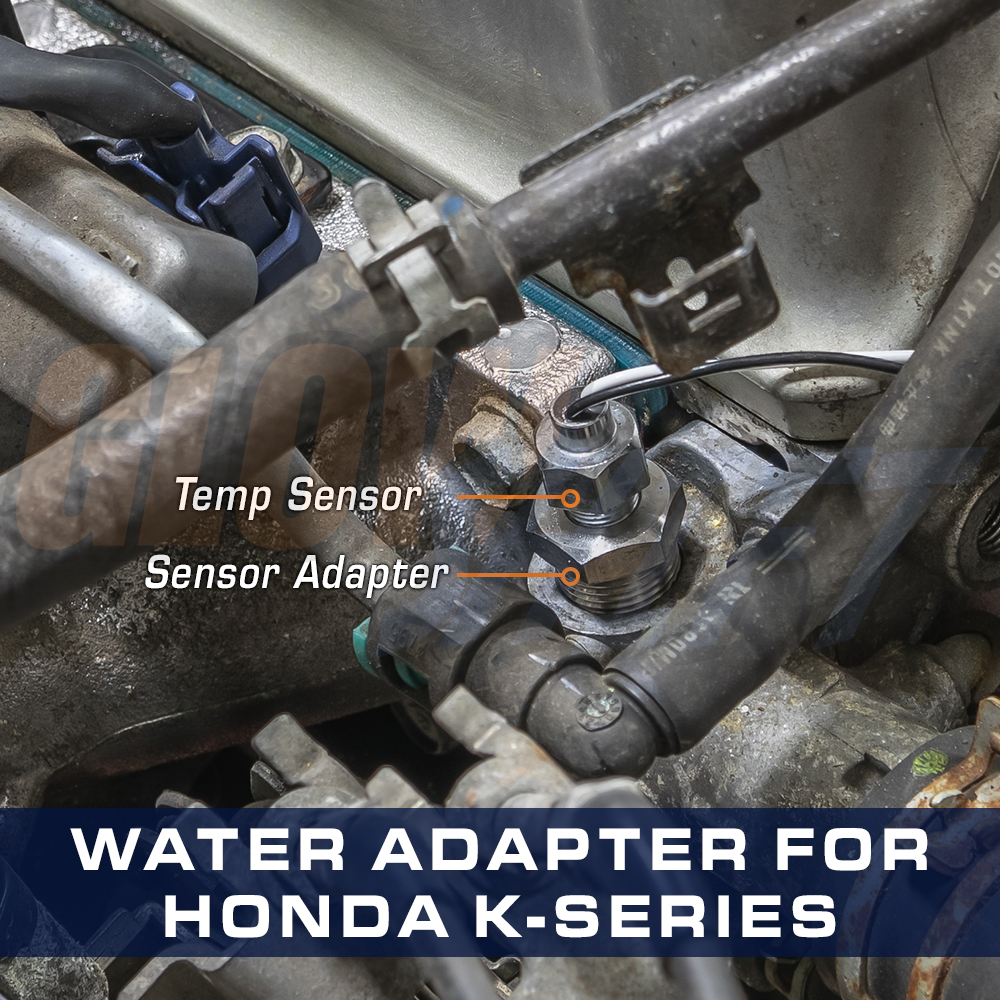 GlowShift Water Temp Sensor Swap Thread Adapter for Honda KSeries K20