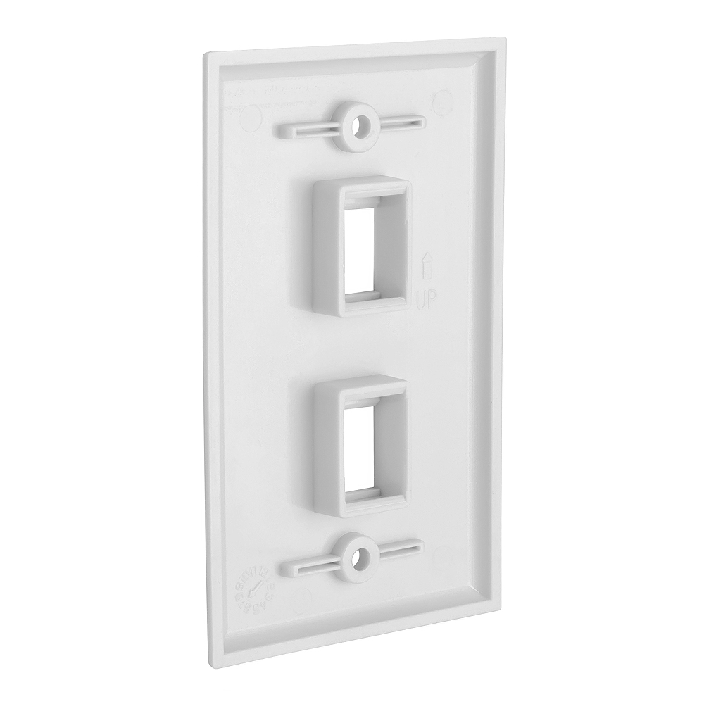 Keystone Wall Plate Jack Insert RJ45 CAT5e CAT6 White Face Plate LOT - Afbeelding 13 van 93