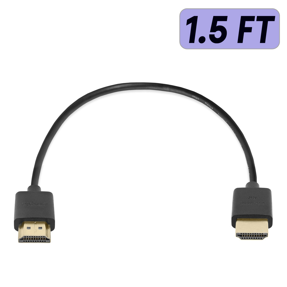 4K HDMI Cable Ultra Slim High Speed 2.0 HDMI Cord HDTV Ethernet 4K 3D ARC Lot