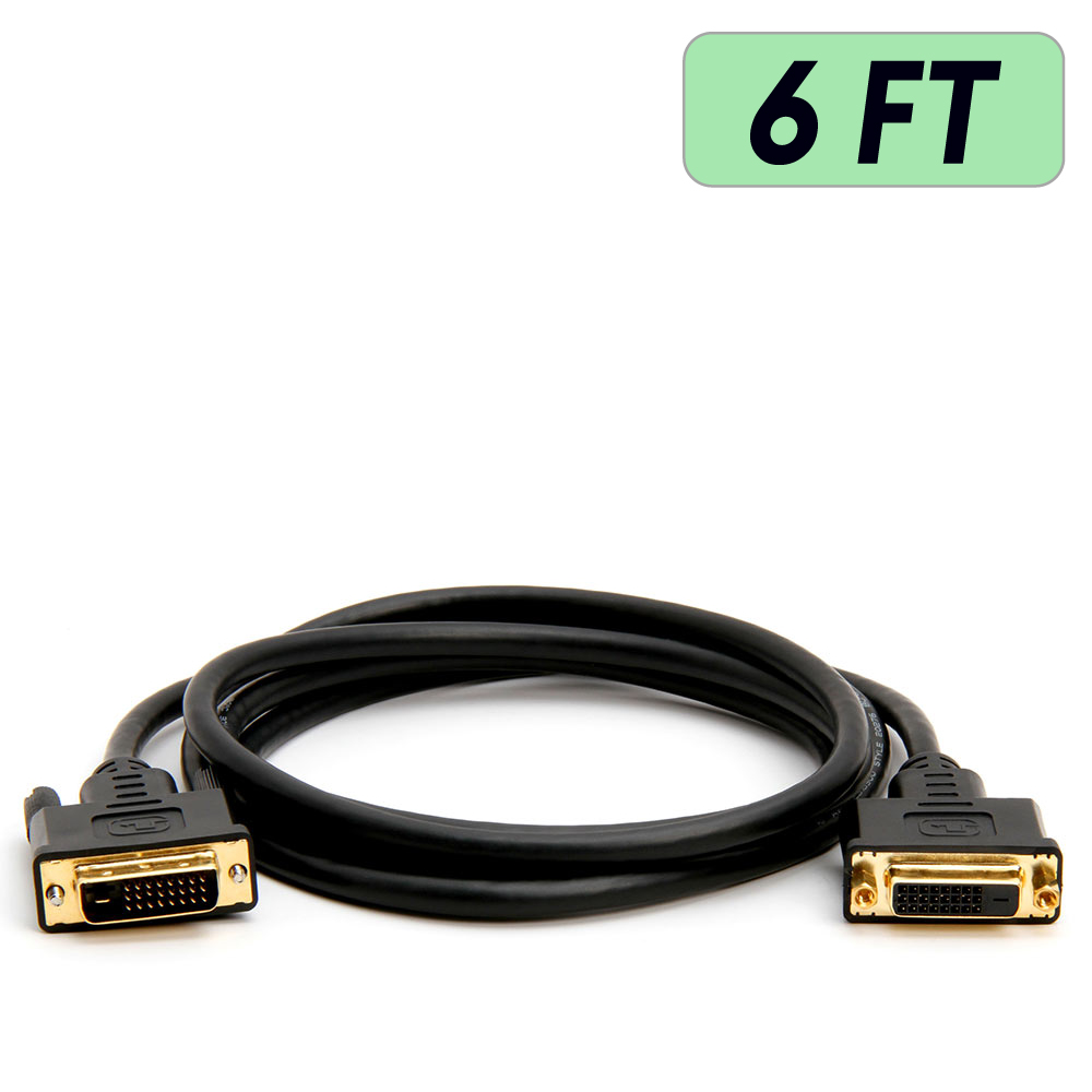 Cable de Extensión DVI de Doble Enlace Cable DVI-D Extensor HDTV Monitor Cable M/F - Imagen 6 de 6