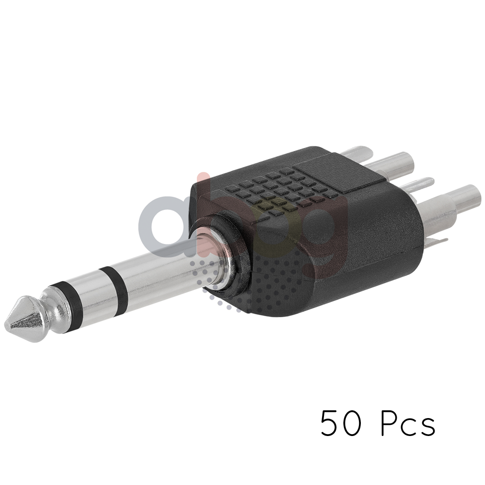 Mono Plug Audio Jack Connector Adapter Pack Lot 20 x RCA Female to 1//4/" 6.35mm