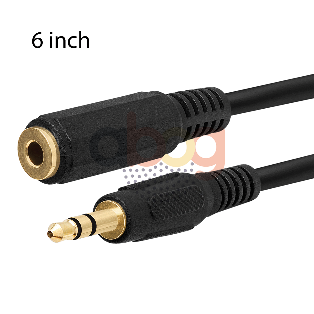 Long 3.5mm Stereo Audio Aux Headphone Extension Cable Cord Male to Female Lot
