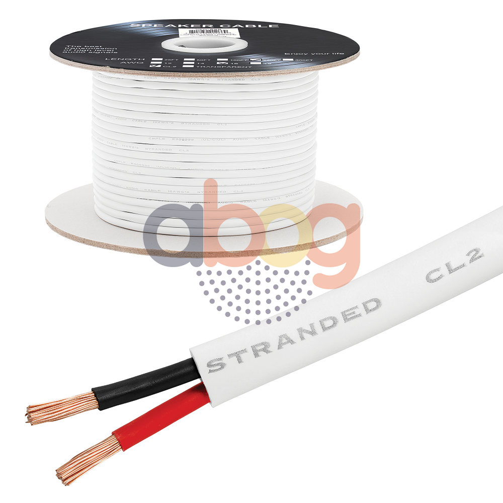 Speaker Wire Gauge >> Details About 250ft Speaker Cable 16awg Wire Cl2 In Wall Bulk 16 2 Gauge 2 Conductor Audio Speaker Wire Gauge >> Details About 250ft Speaker Cable 16awg Wire Cl2 In Wall Bulk 16 2 Gauge 2 Conductor Audio