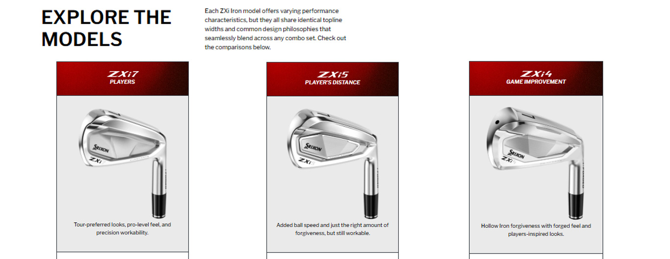 SRIXON ZX4 アイアン 7-9 P 4本セット Iron Srixon Irons Combo Set ZXi4 4-6 / ZXi5 7-PW TT DG Mid 115