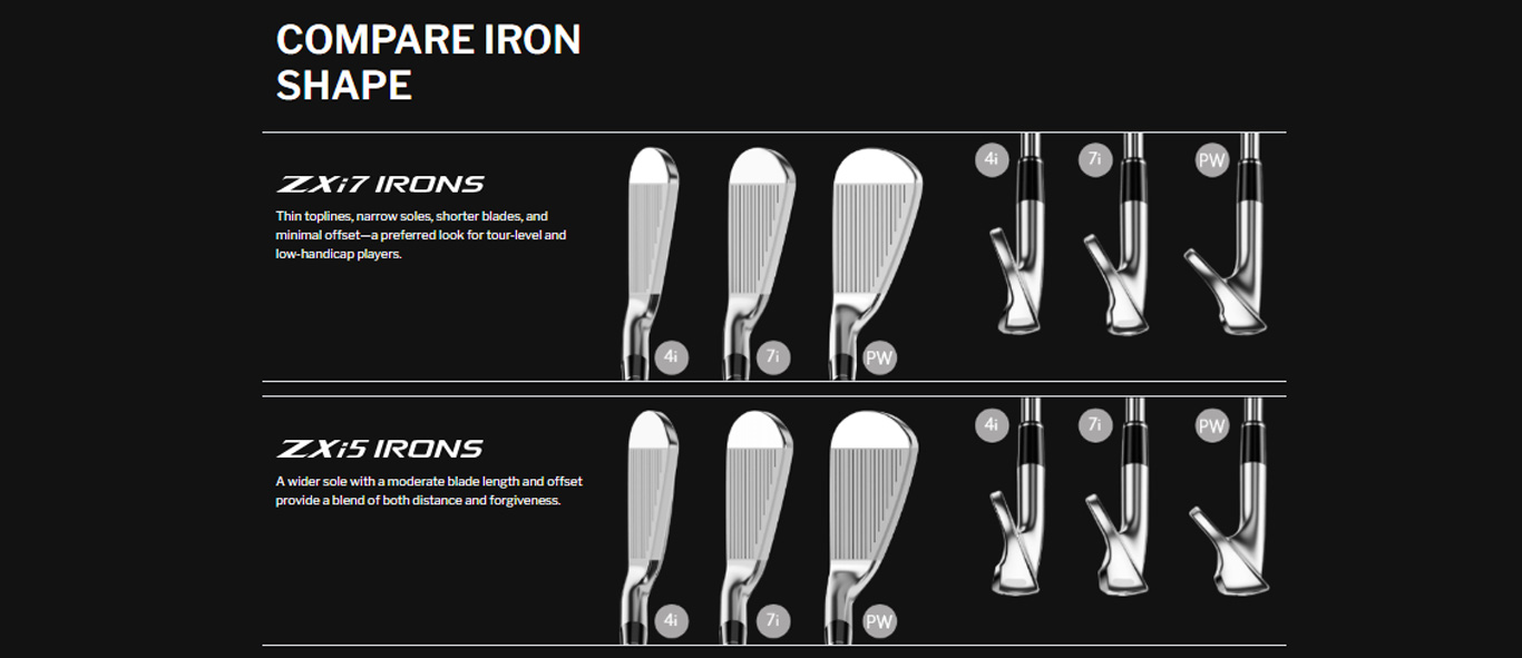 Srixon Iron Combo Set Builder ZXi4 ZXi5 ZXi7 Fujikura Custom