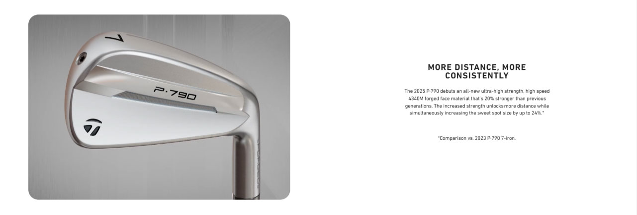 クラブ TaylorMADE 2025 P790 TaylorMade 2025 P790 Irons - Fairway Golf Online Golf Store