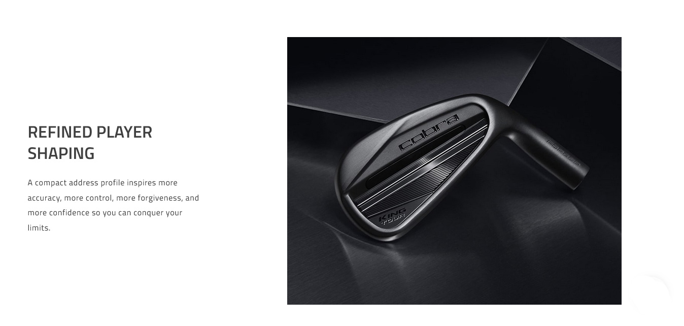 Cobra KING Tour Black Iron Set Project X LZ 5.5,6.0 & 6.5 Steel