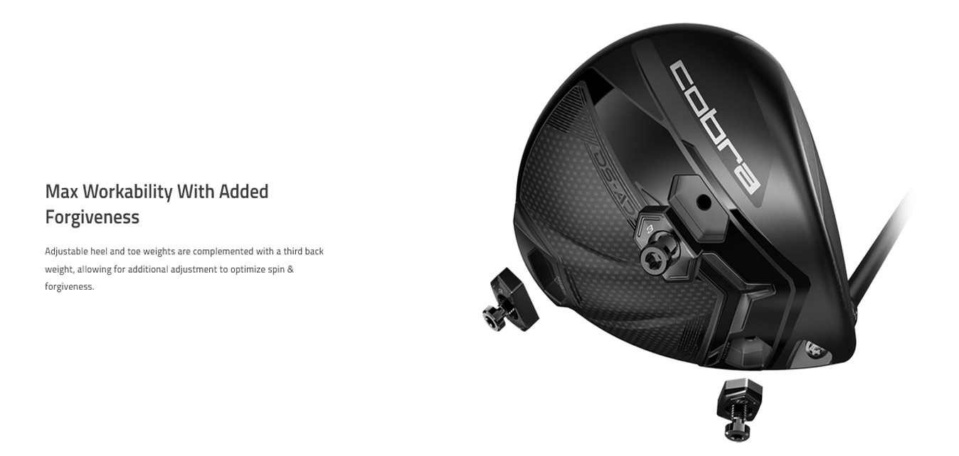 Cobra DS-ADAPT LS Driver Fujikura 9 and 10.5 Loft Custom Graphite