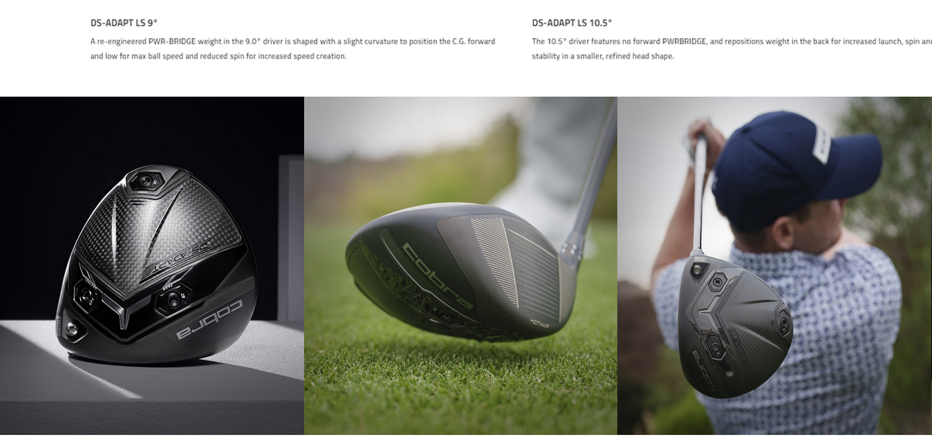 Cobra DS-Adapt LS 9° Grafalloy 6s Cobra Ds-Adapt Ls - Drivers