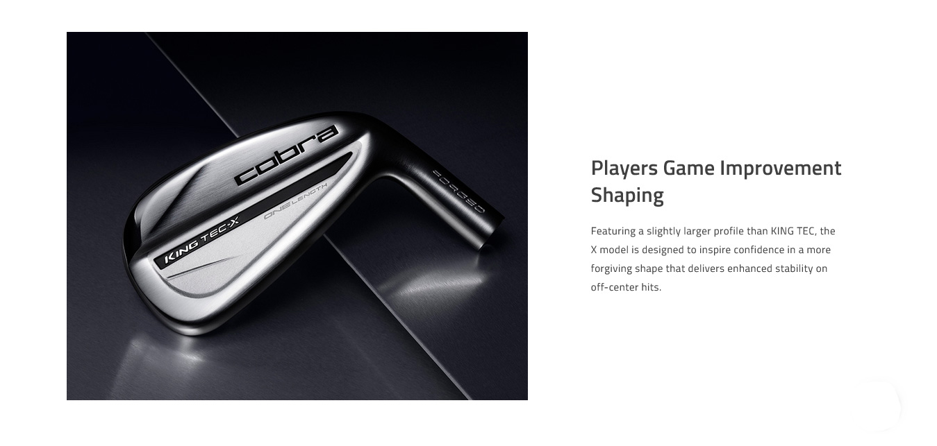 Cobra King Tec X 2025 Single ONE Length Iron Nippon NS Pro Steel