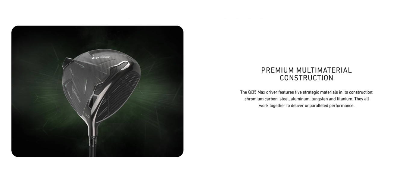 Taylormade Qi35 Max Designer Black Driver 10.5 Fujikura Air