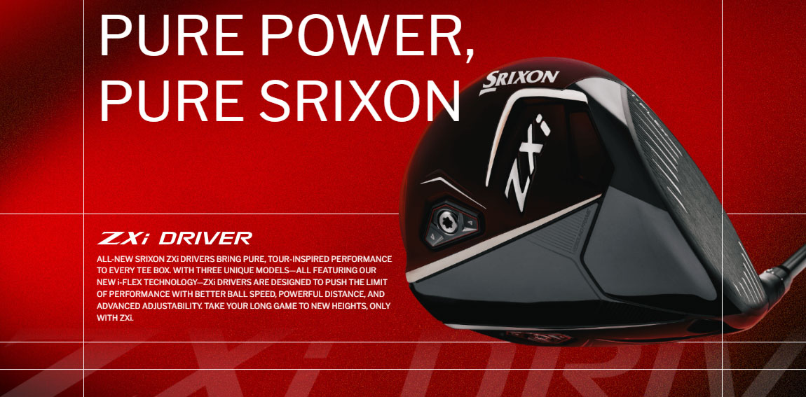 Srixon Golf 2025 ZXi Driver Fujikura Custom Graphite Shaft