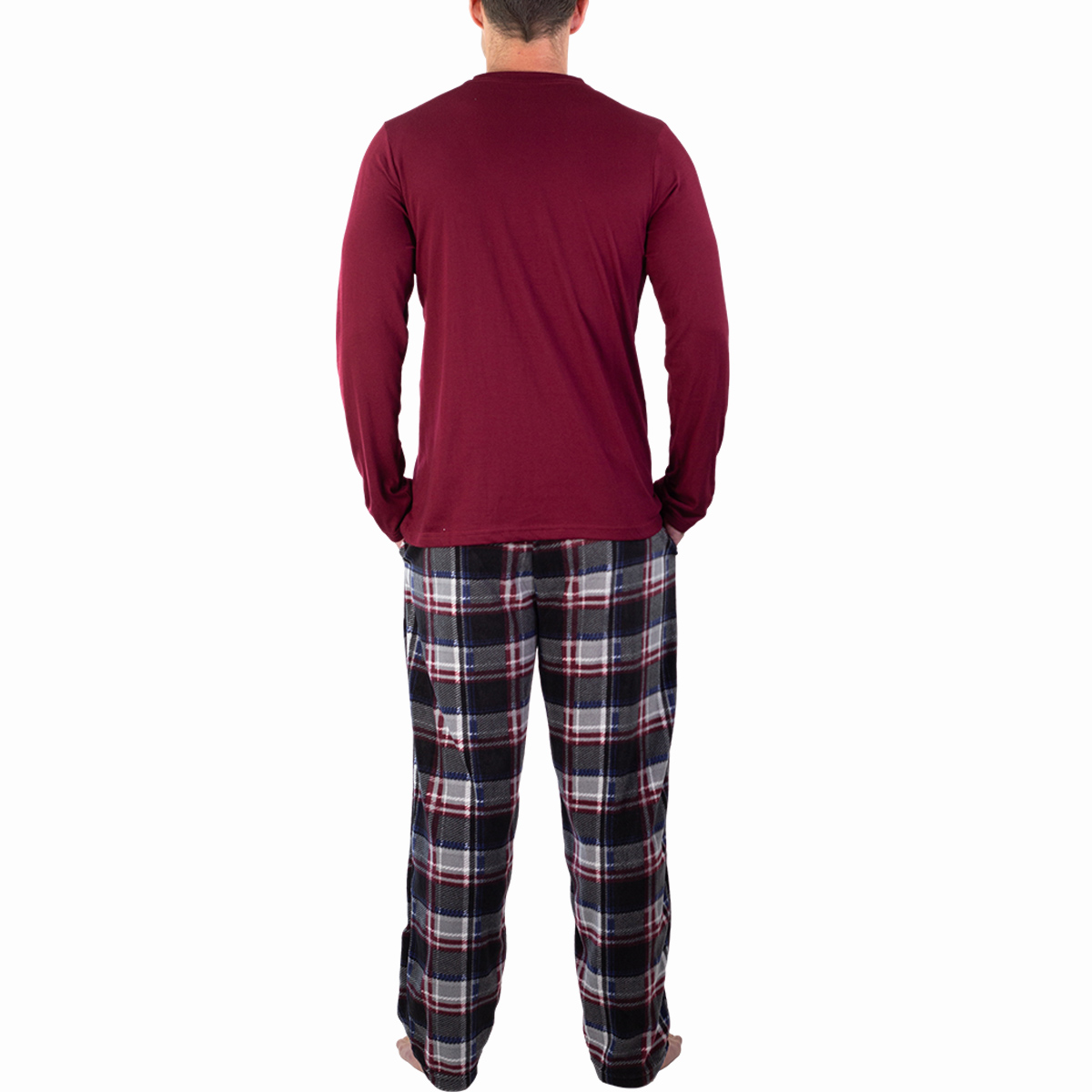 Mens Soft Fleece Pyjama PJ Set Full Length Microfleece Ideal Gift M-XXL Mens Soft Fleece Pyjama PJ Set Full Length Microfleece Ideal Gift M-XXL