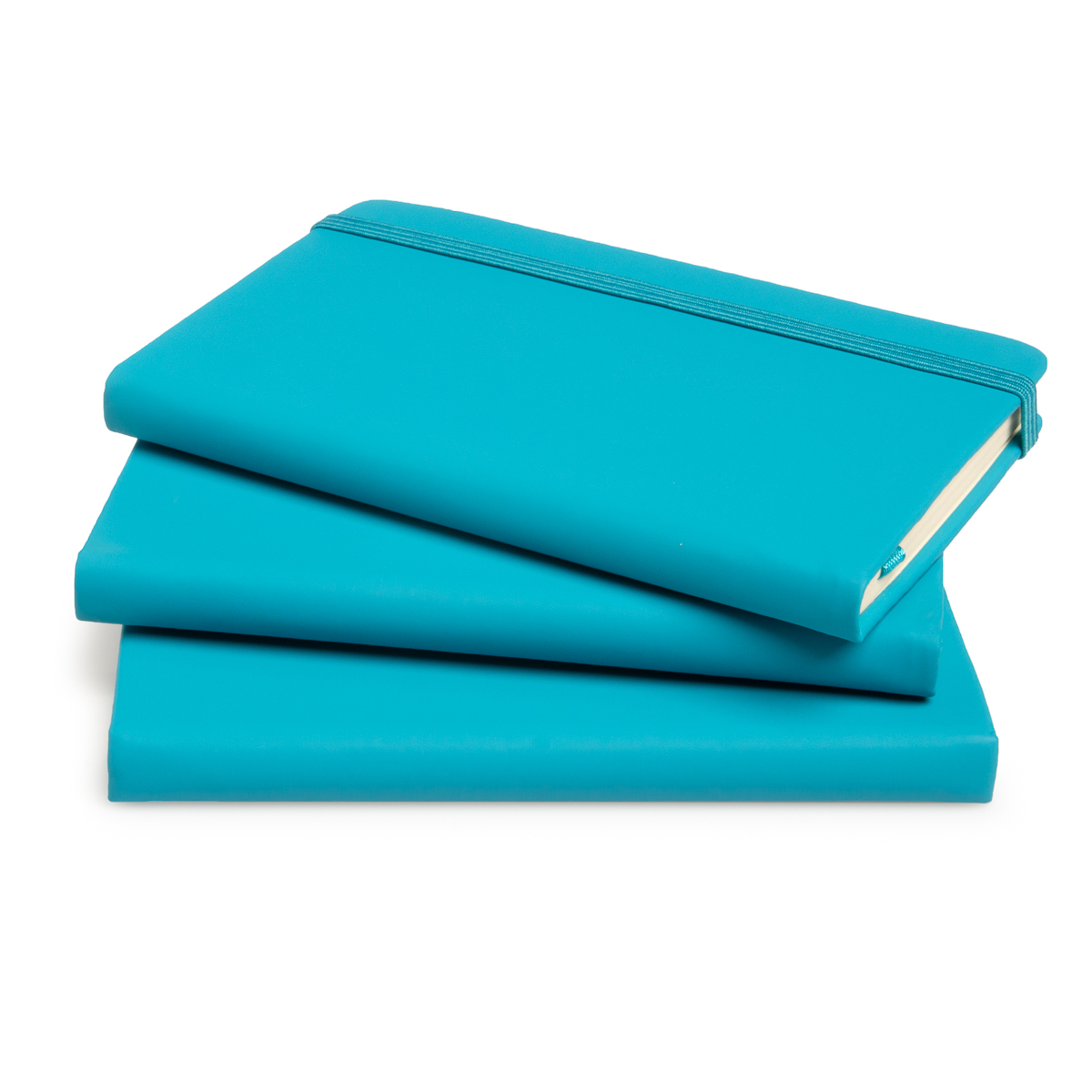 3pk Simply Genius Leatherette A6 Journal 3.7”x5.7” Writing Notebook