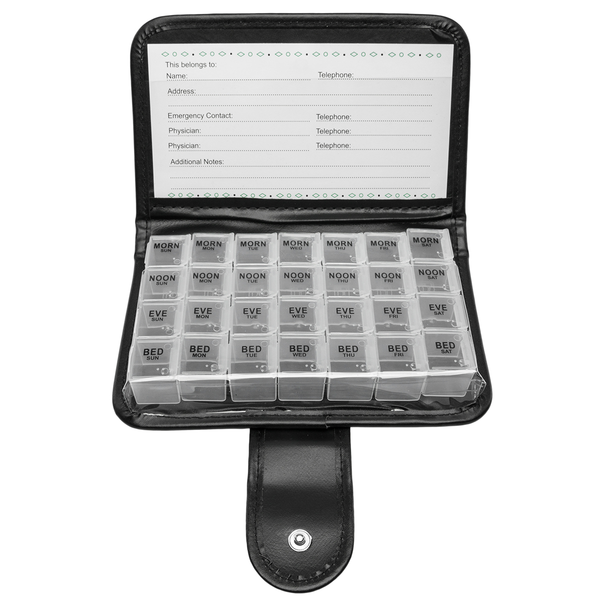 Walgreens Pill Planner 31 Day 124 Compartments Medicine Vitamin Pill