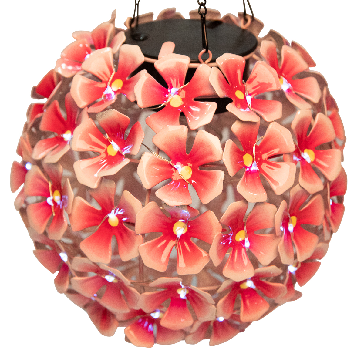 Hanging Flower Sphere LED Chandelier Hanging Floral ...