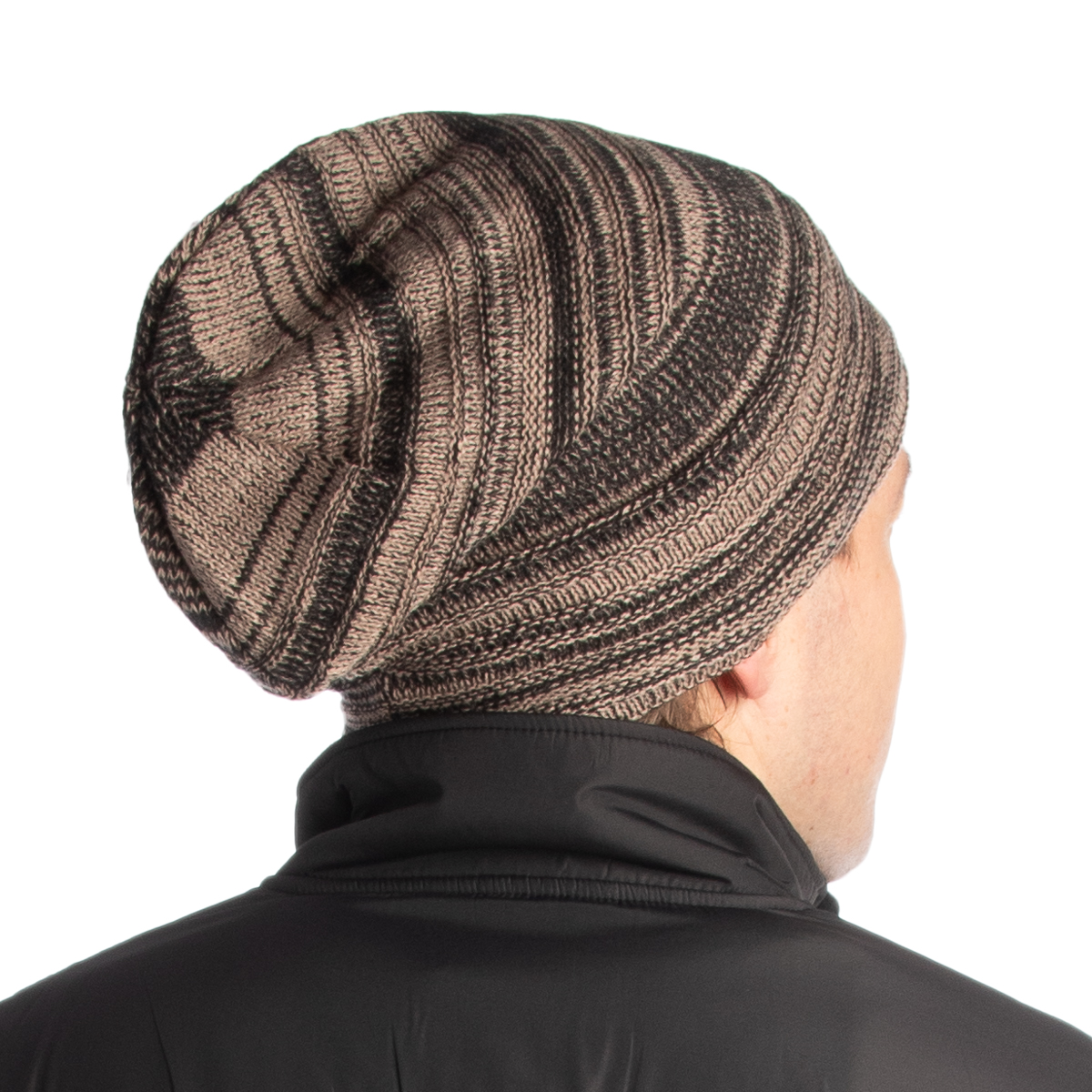 Winter Knit Beanie Slouchy Cap Hat Striped Men’s Toboggan Ribbed Warm Soft Work Winter Knit Beanie Slouchy Cap Hat Striped Men’s Toboggan Ribbed Warm Soft Work