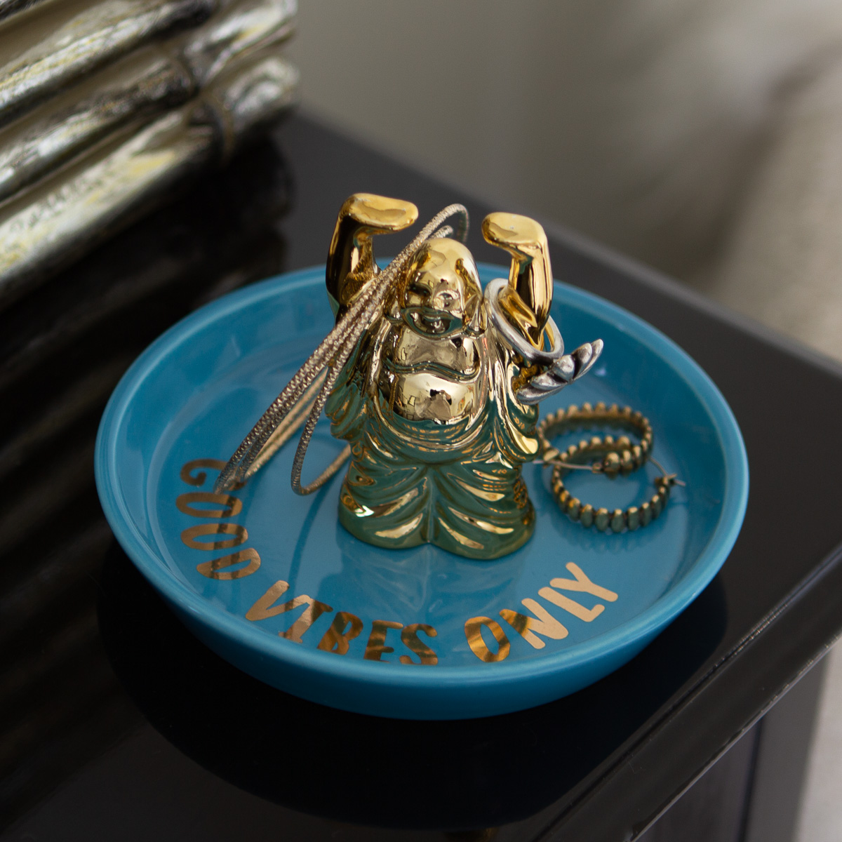 ELEGANT PORCELAIN RING Stand Dish Jewelry Holder Trinket Tray Storage