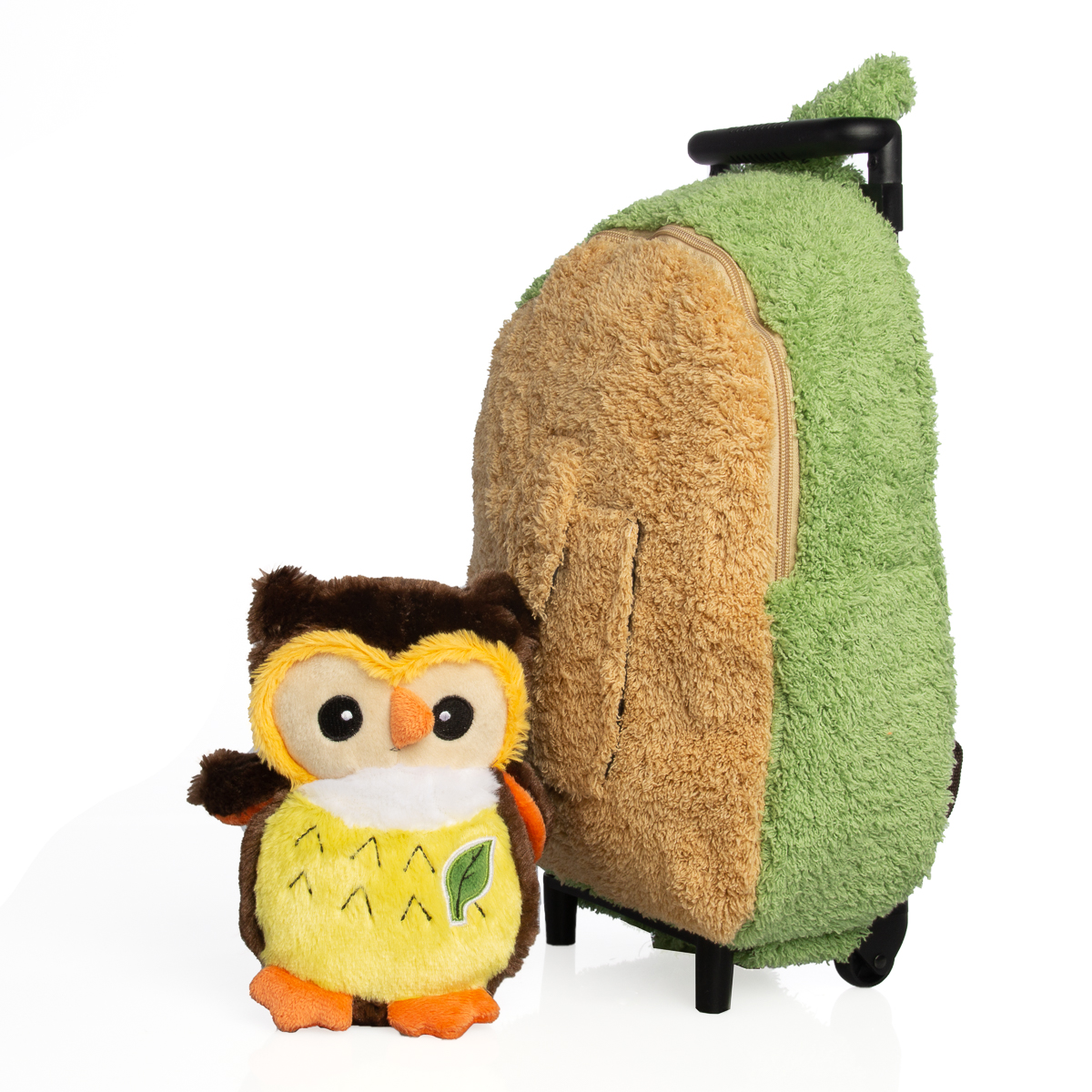 Kids Plush Rolling Suitcase/Backpack w/ Stuffed Animal Fire Chief Bear Plush eBay