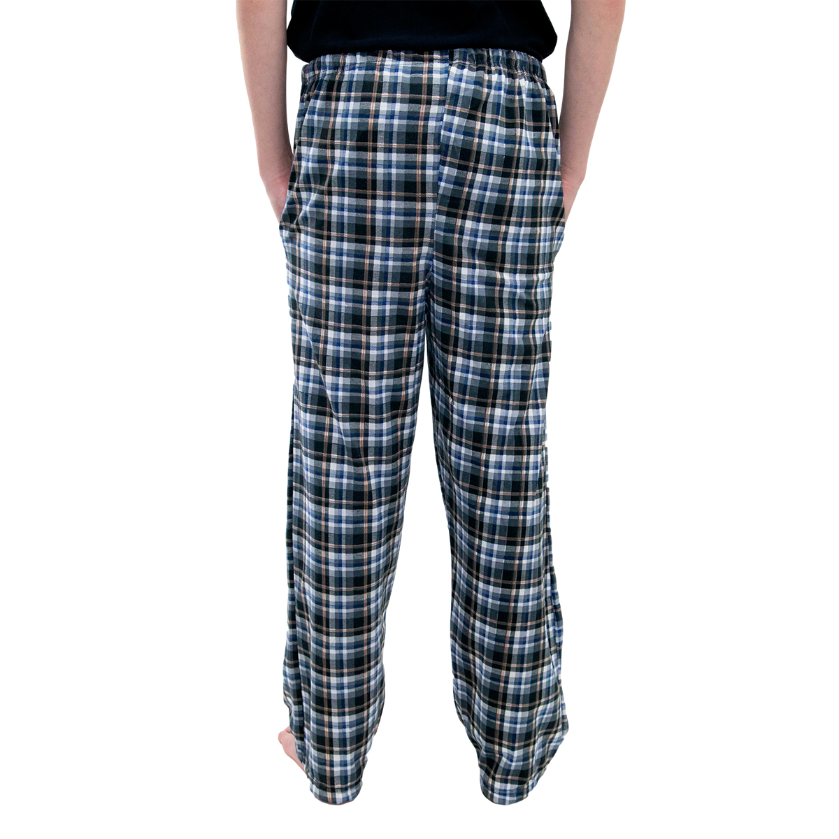 Tru Fit Mens Lounge Pants With Pockets Fly Cotton Soft Knit PJs Pajama