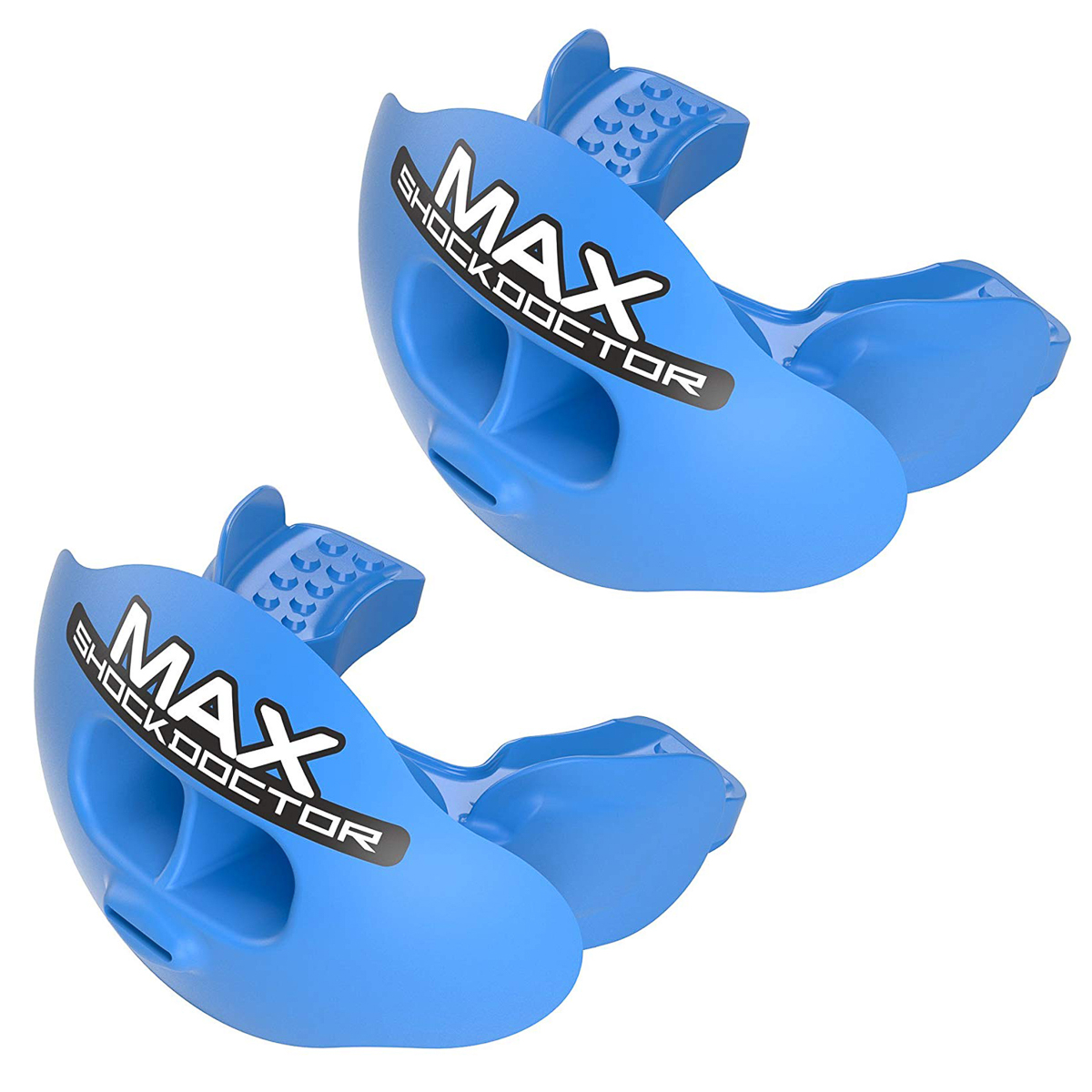2pk Shock Doctor Lip Guard Mouth Guards & Straps Max Airflow Mouthpiece Football eBay