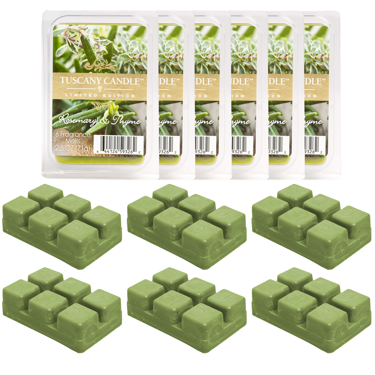 6pk Tuscany Candle Air Freshener Wax Warmer Melts Cubes For Tea Lights