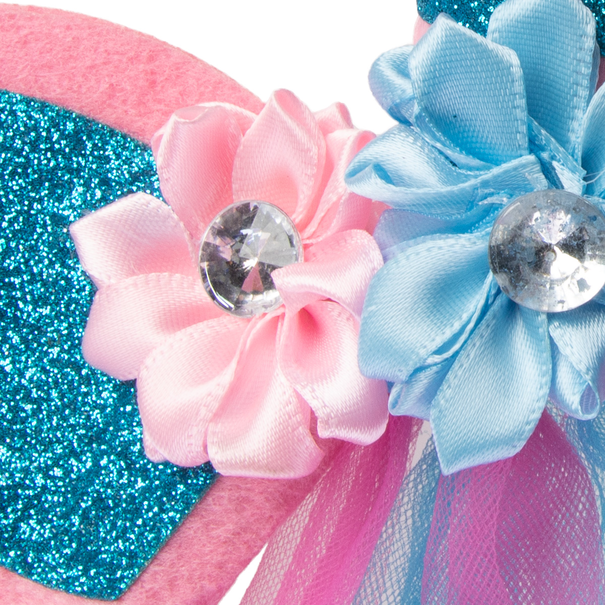 Unicorn Horn Headband Set With Chiffon Mane Costume Unicorn Party