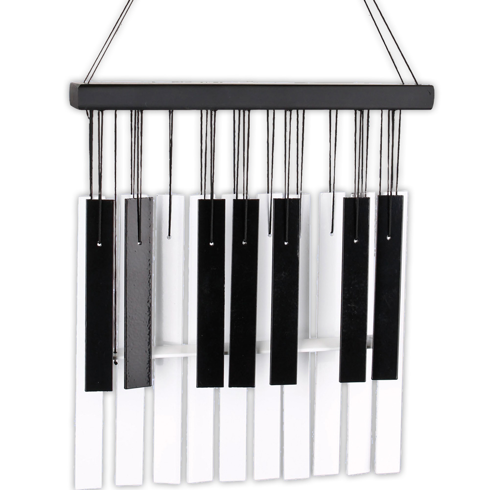 NEW (Set) Fur Elise Score Piano Keys Wind Chimes And Music Is Life T
