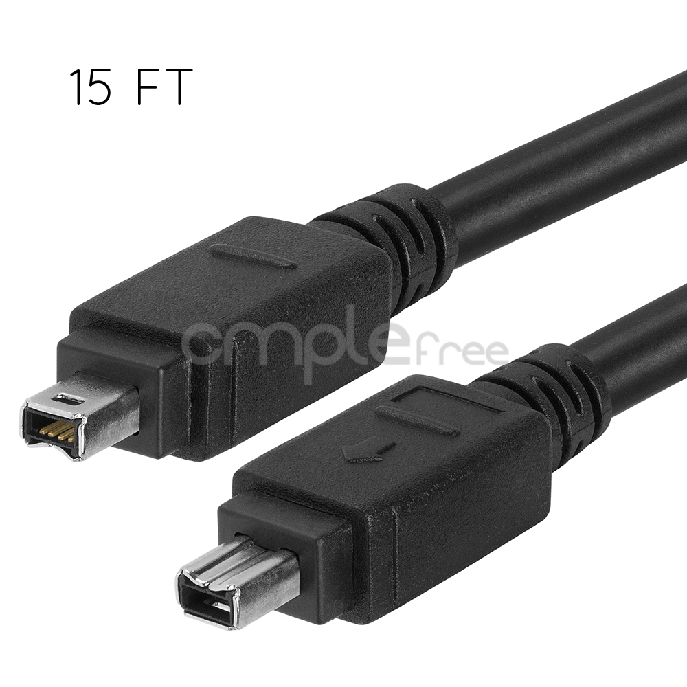 Fire Wire carries 5 FT 1.5m IEEE 1394 FireWire iLink DV 6 Pin to 4Pin Cable