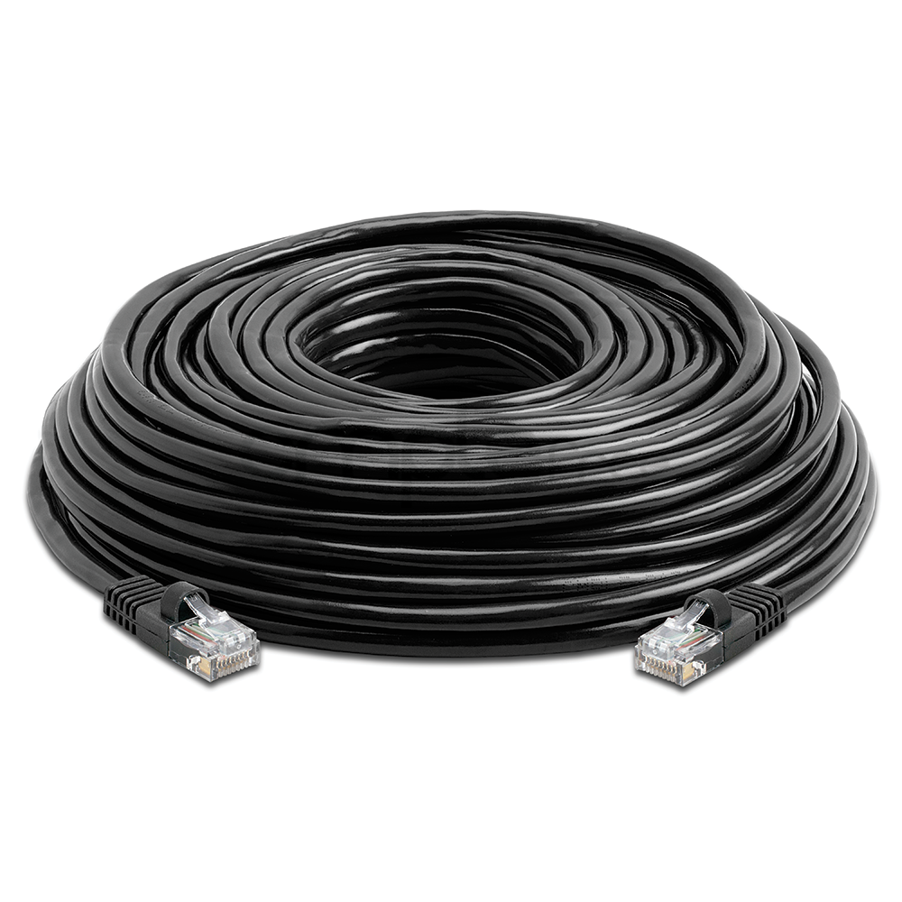 100 FT RJ45 Cat5 Ethernet LAN Network White Cable For PC PS Xbox Internet Router