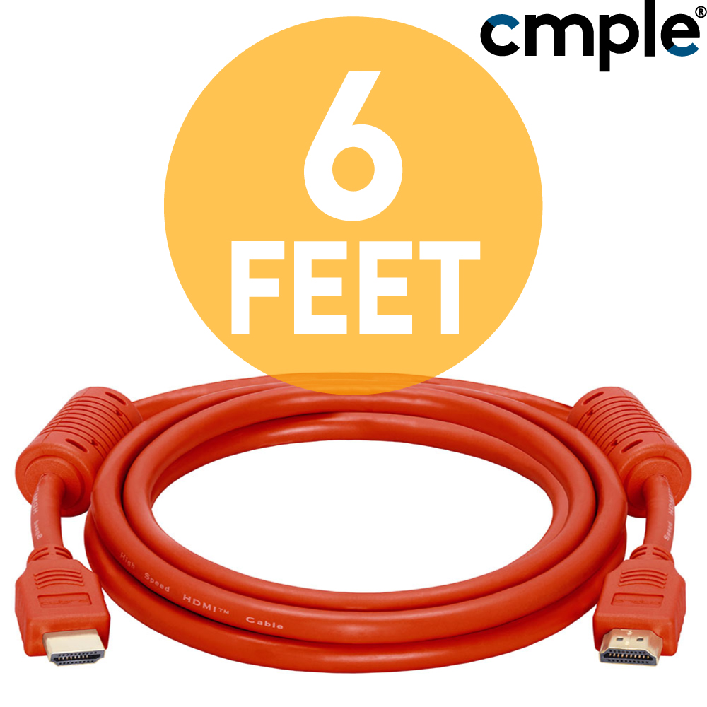 Rot 4K HDMI auf HDMI Kabel HDR HDMI Kabel UHD 3D Ethernet Nintendo Switch XBOX PS5 - Bild 9 von 9