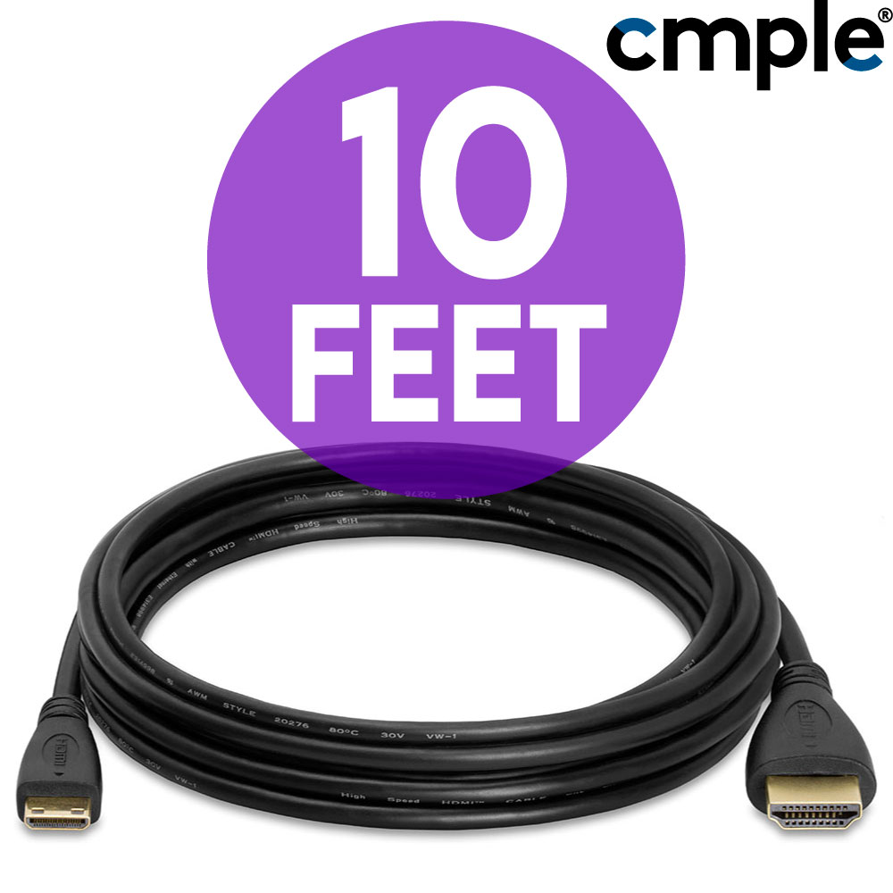 20 Pack Mini HDMI Cable HDMI-A to Mini-C Cord 4K TV Digital Camera Game Consoles