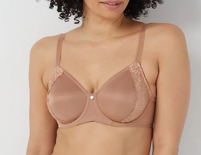 Breezies Copper Nude Everyday Elegance Underwire Support Bra New