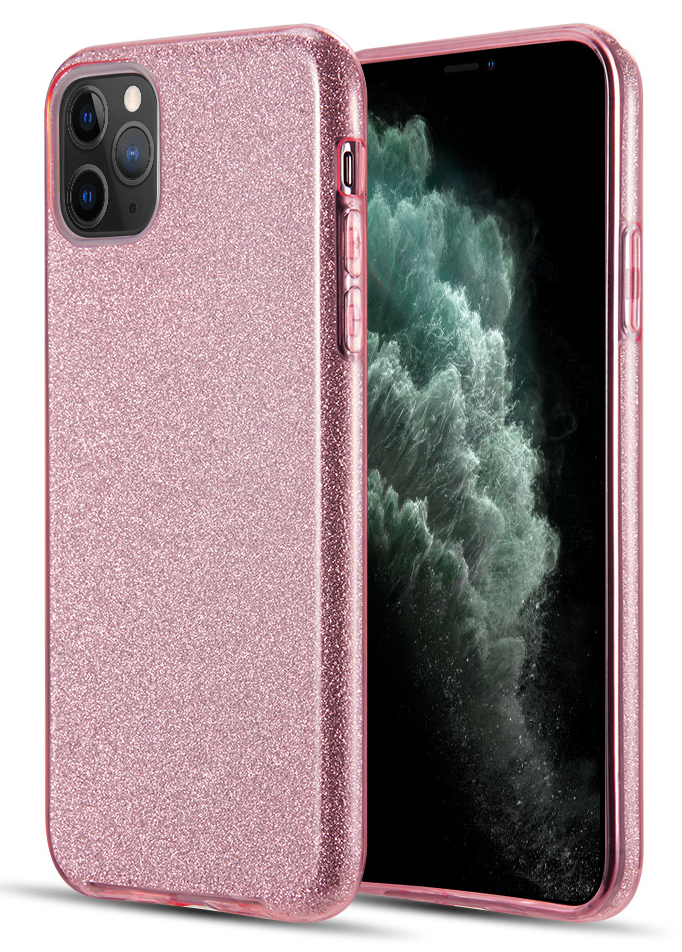 Sparkling Glitter Hybrid Flex Skin Case Cover for Apple iPhone 11 Pro (5.8") - Picture 10 of 25