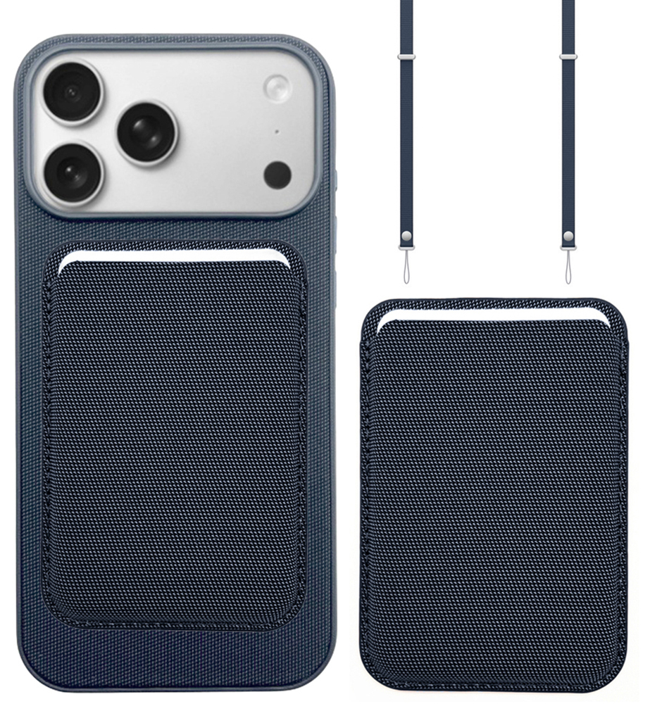Woven Case + Wallet + Crossbody Strap Combination for iPhone 17 Pro