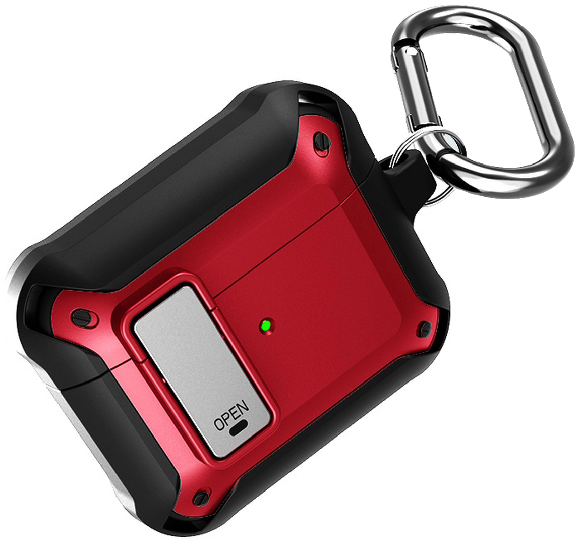 Secure Click Case Rugged Protective Cover Carabiner Clip for Airpods 3rd Gen
