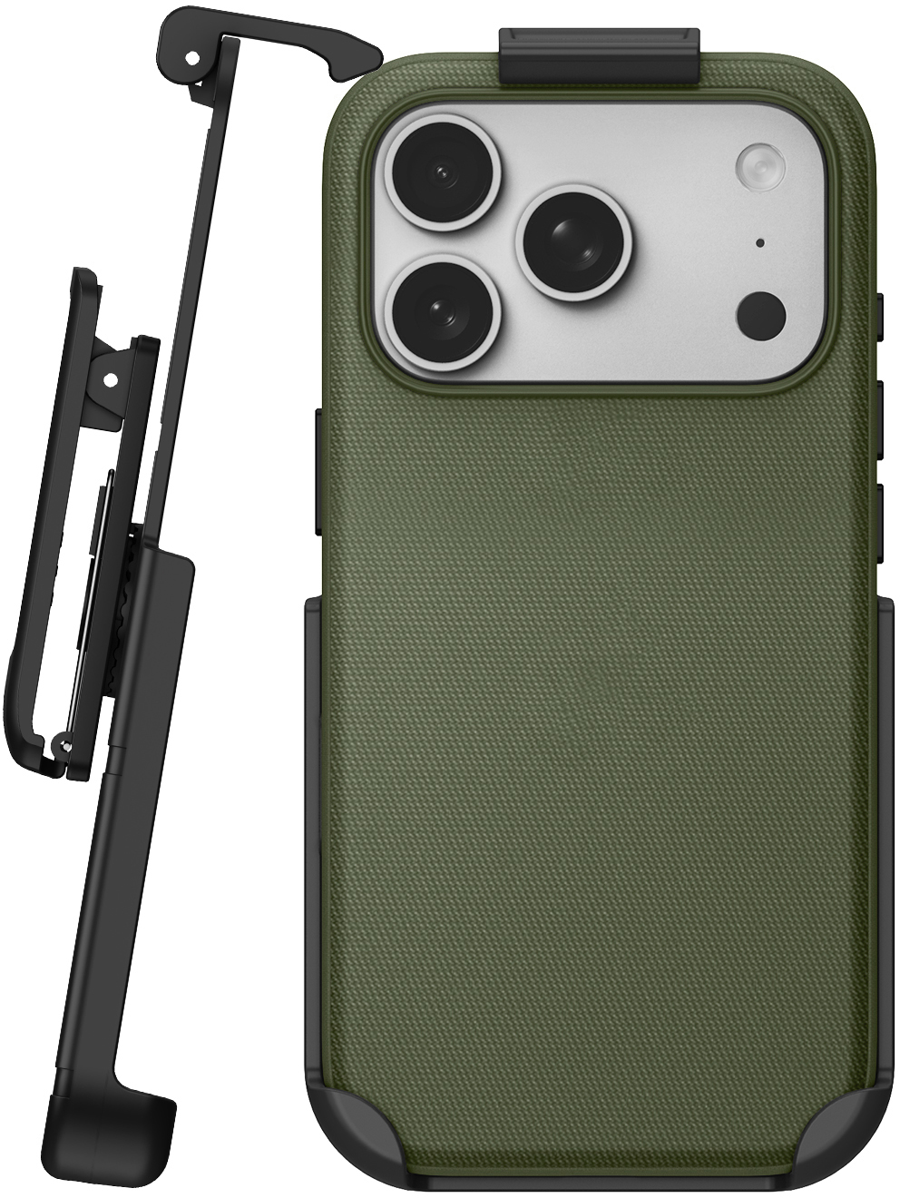 Woven Case & Belt Clip Holster for iPhone 17 Pro Max (Compatible with MagSafe)