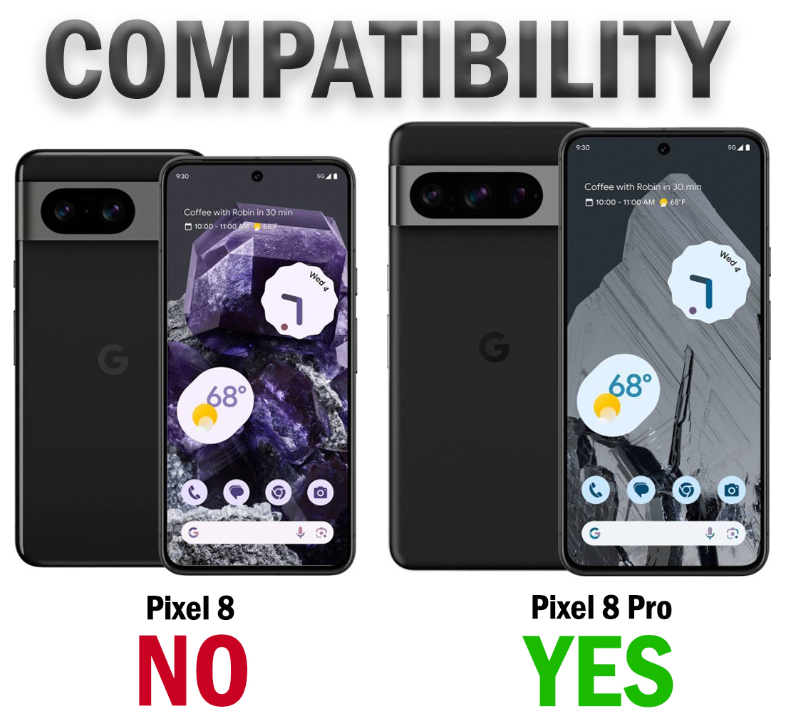 Slim Kickstand Case and Belt Clip Holster Combo for Google Pixel 8 Pro (2023) - 第 8/23 張圖片